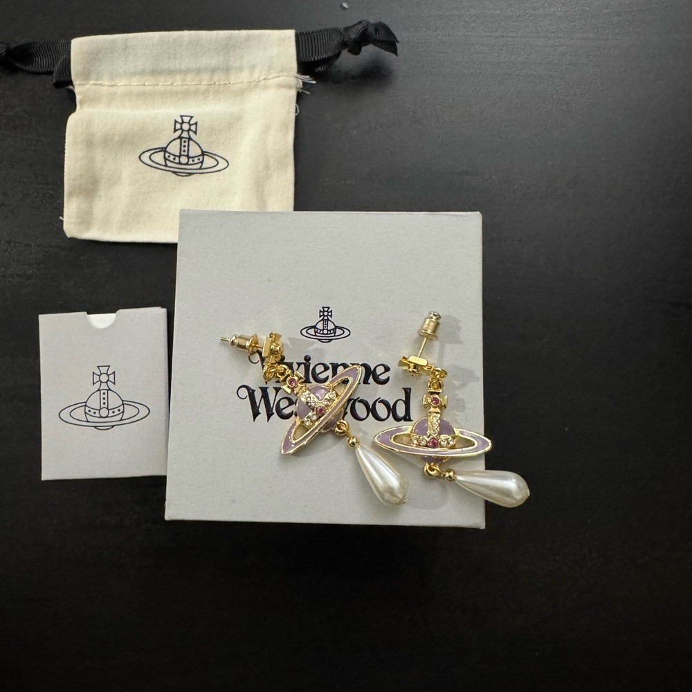 Vivienne Westwood Orb drop earrings